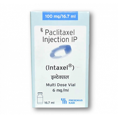 INTAXEL 100 MG / 16.7 ML ( PACLITAXEL 6 MG / ML ) CONCENTRATE FOR DILUTION FOR IV INFUSION 16.7 ML VIAL